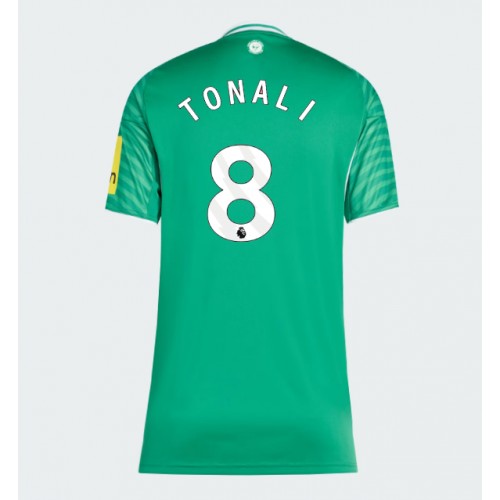 Maglia Calcio Newcastle United Sandro Tonali #8 Seconda Divisa Donna 2025-26 Manica Corta